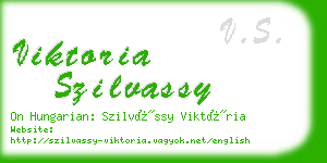 viktoria szilvassy business card